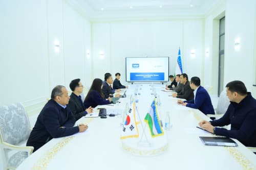 Governor of Fergana Region Receives Korean Delegation Headed by Hansae Mobility CEO