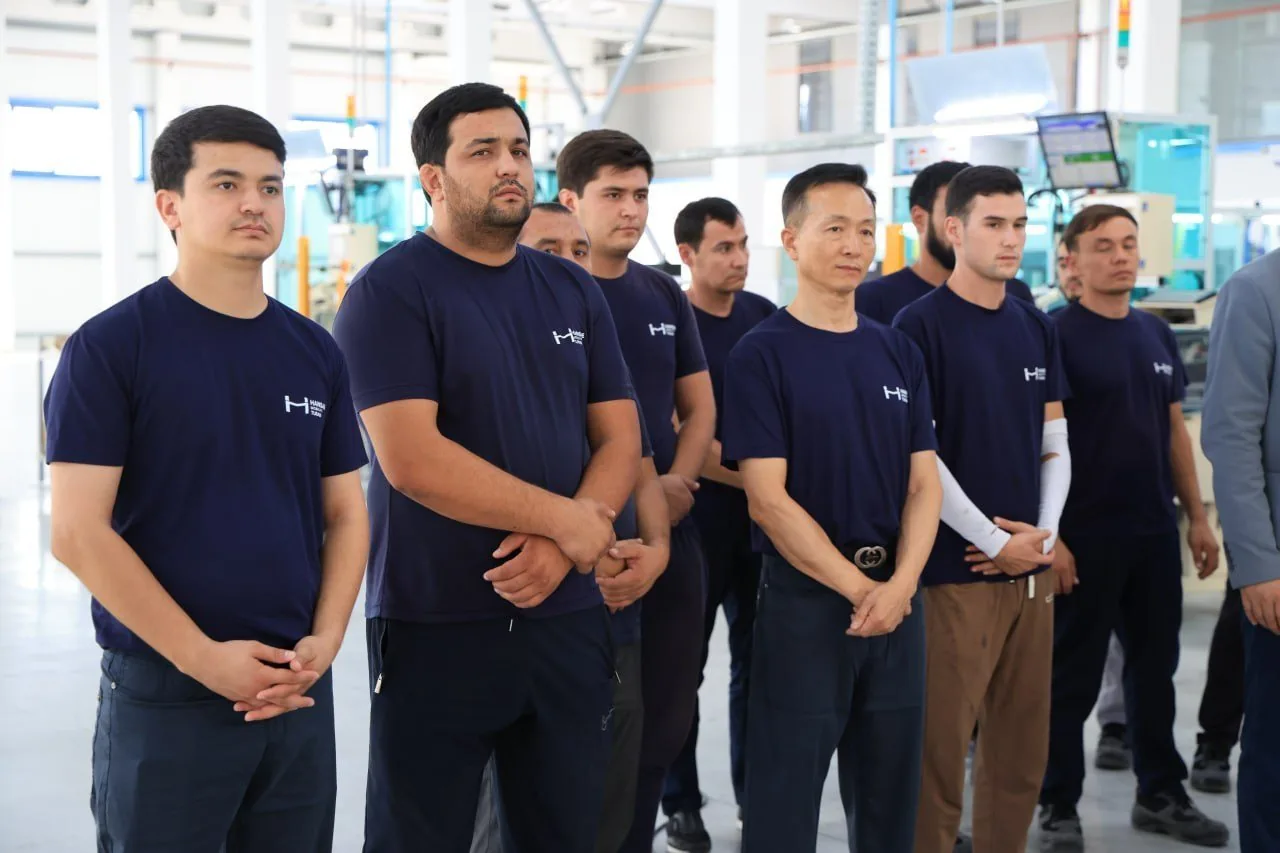 The new plant brings together specialists from Uzbekistan and abroad